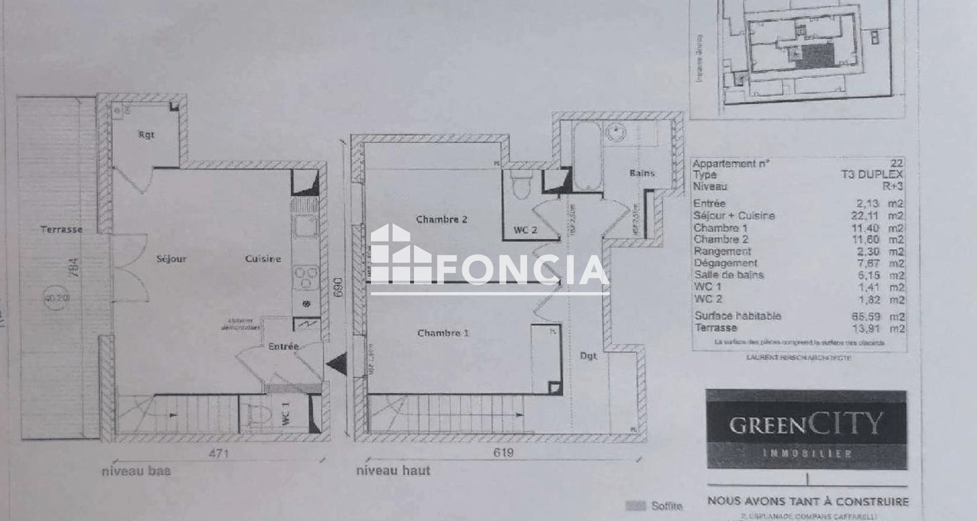 Appartement à louer, 65m², Toulouse