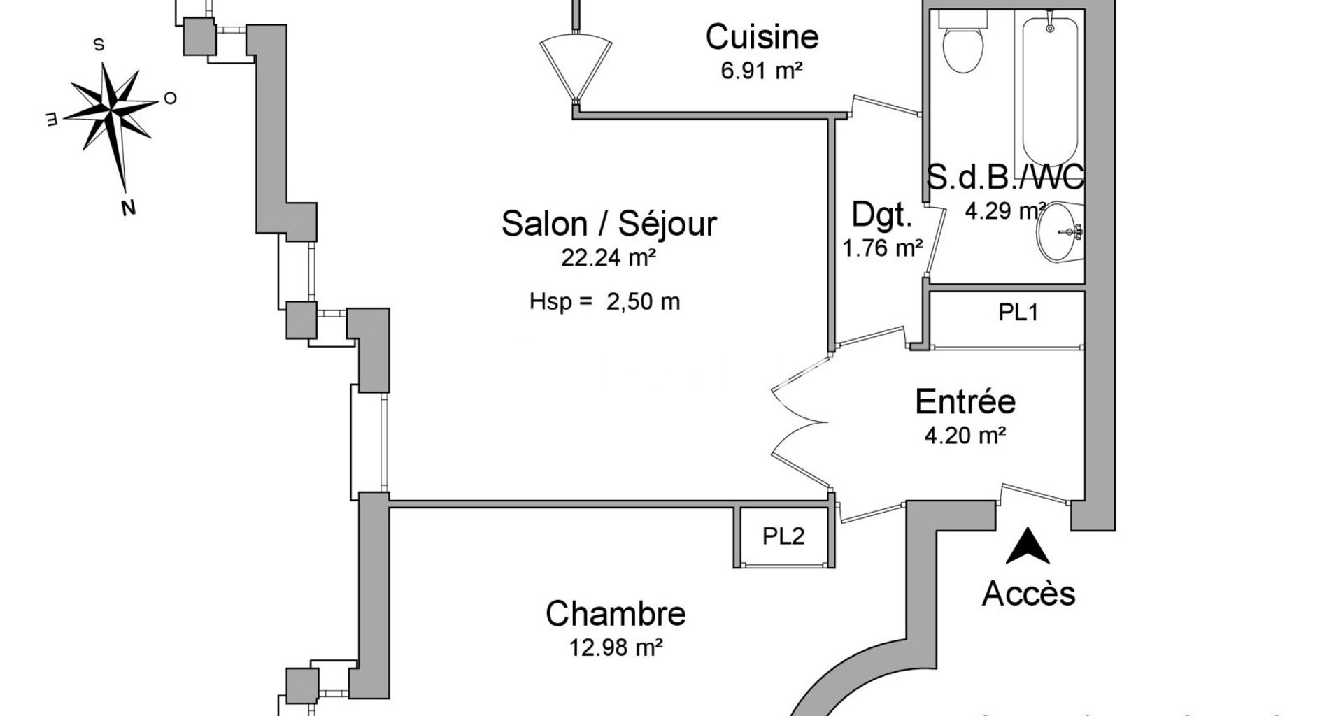 Appartement à louer, 52m², Noisy-le-Grand
