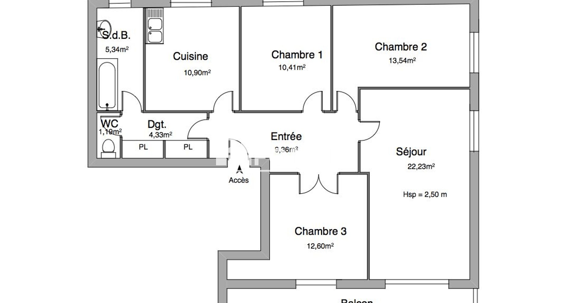 Appartement à louer, 89m², La Seyne-sur-Mer
