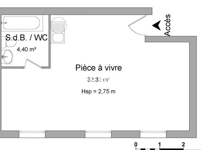 Appartement à louer, 36m², Château-Thierry