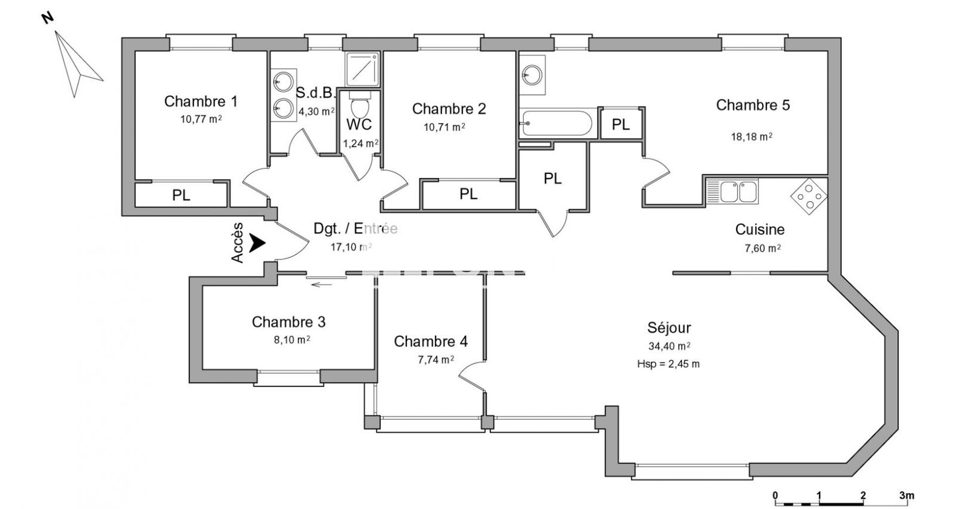 Appartement à louer, 120m², Villette-d'Anthon