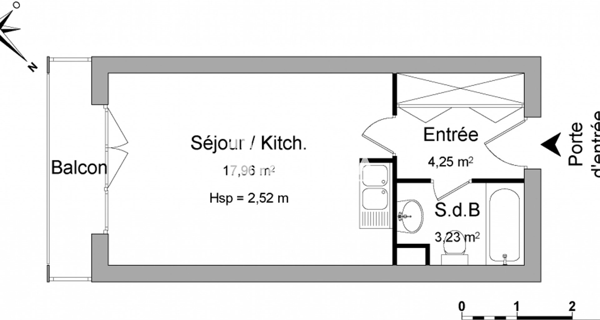 Appartement à louer, 25m², Villemomble