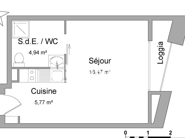 Appartement à louer, 27m², Blagnac