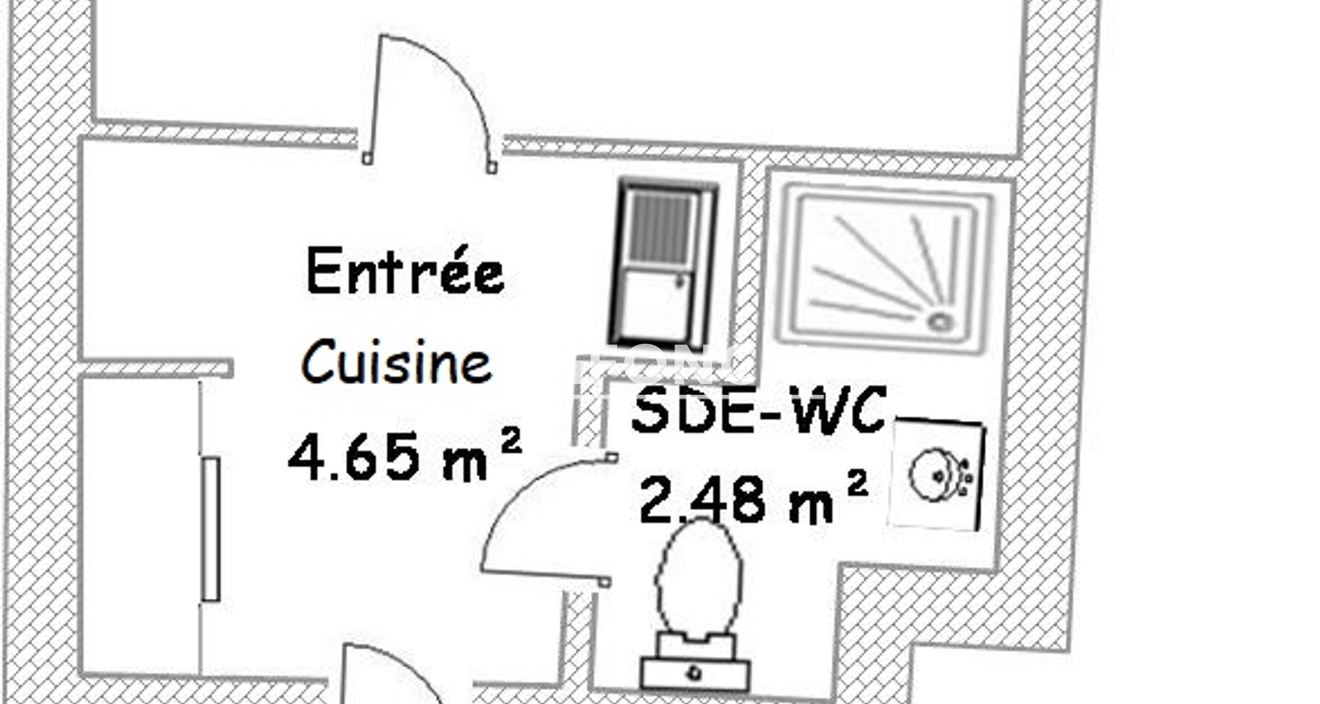 Appartement à louer, 19m², Villeurbanne