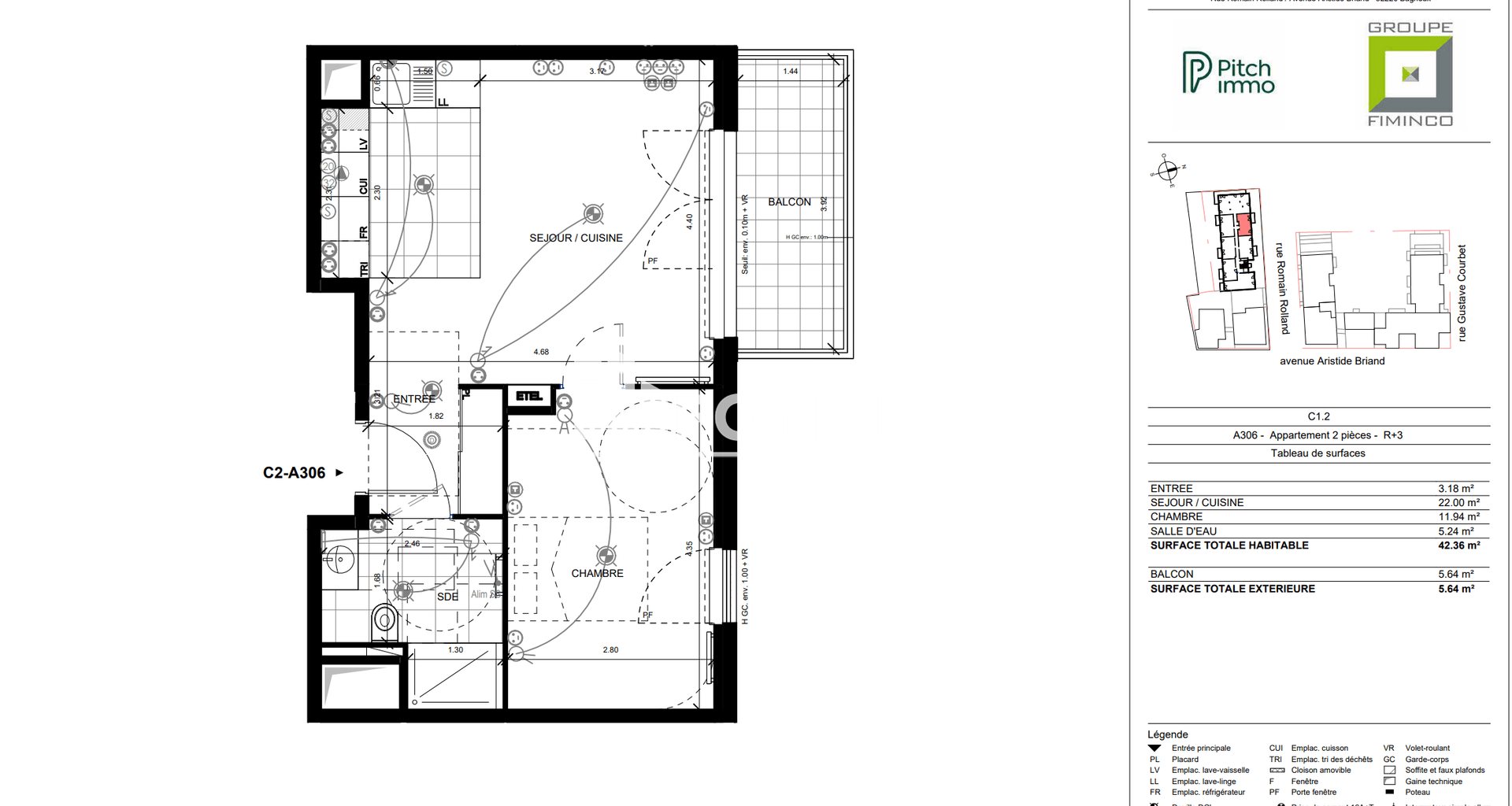 Appartement à louer, 42m², Bagneux