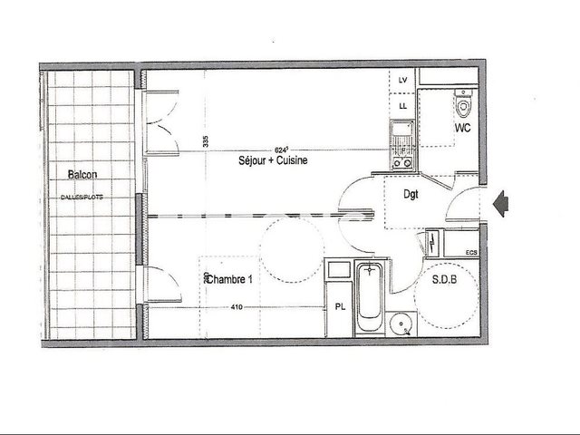 Appartement à louer, 45m², Montpellier