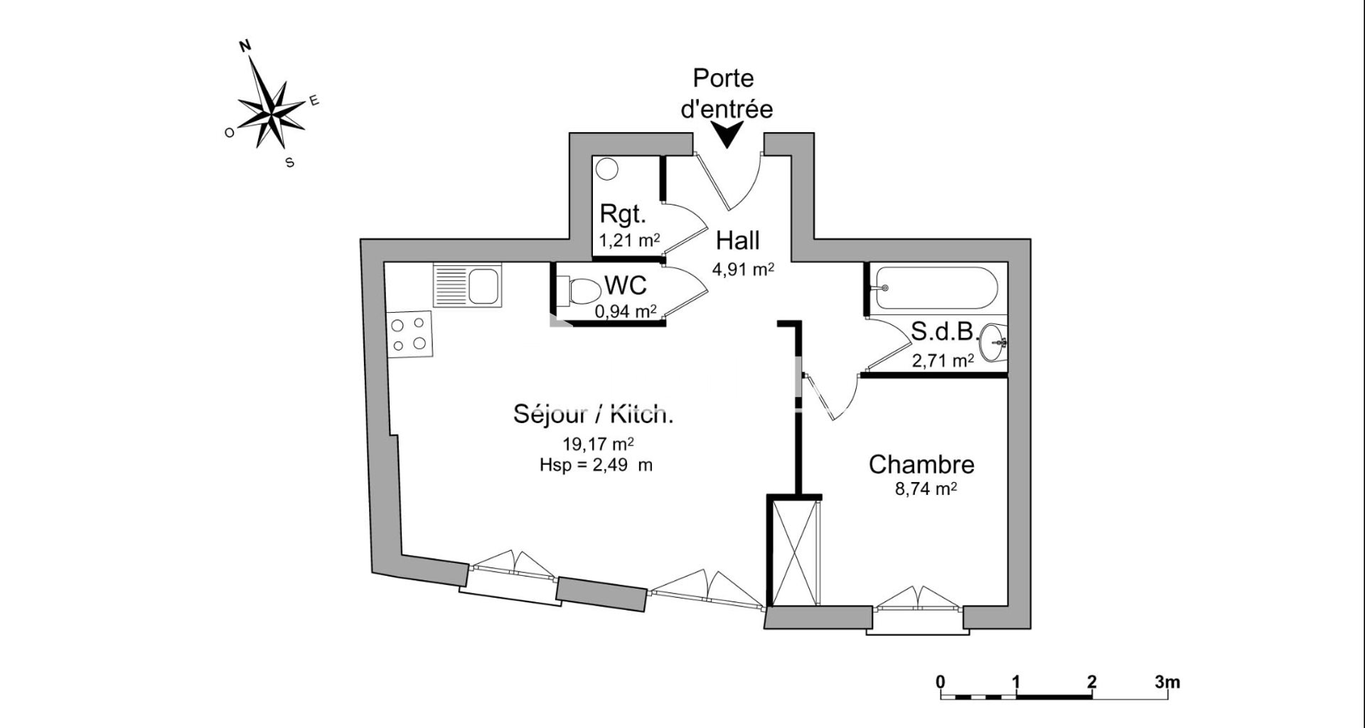 Appartement à vendre, 37m², Clermont-Ferrand