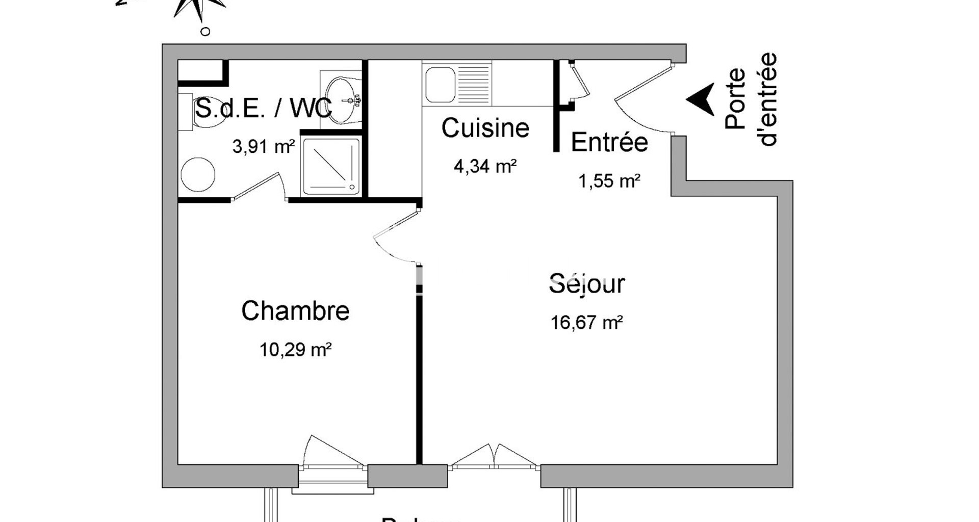 Appartement à louer, 36m², Fontenay-Trésigny