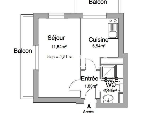 Appartement à louer, 21m², Strasbourg