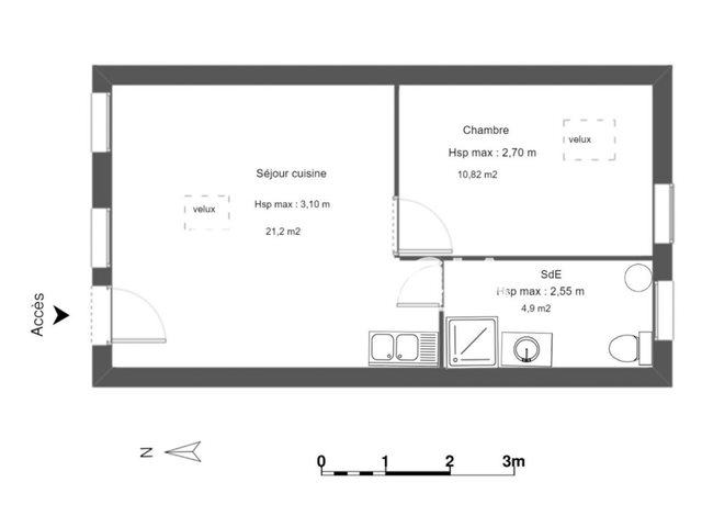 Appartement à louer, 36m², Montauban