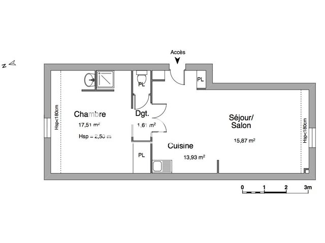 Appartement à louer, 48m², Carcassonne