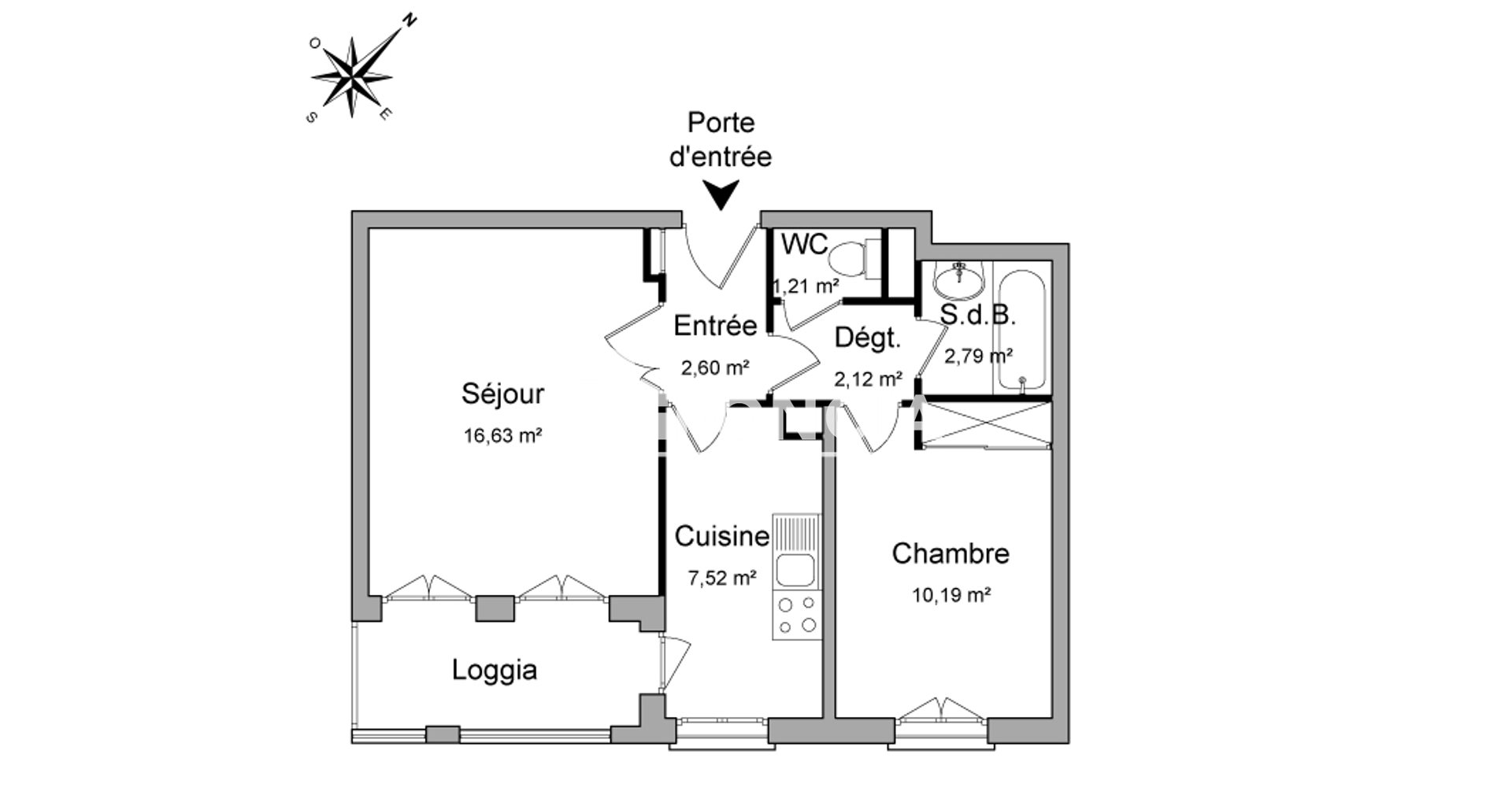 Appartement à louer, 43m², Le Plessis-Robinson