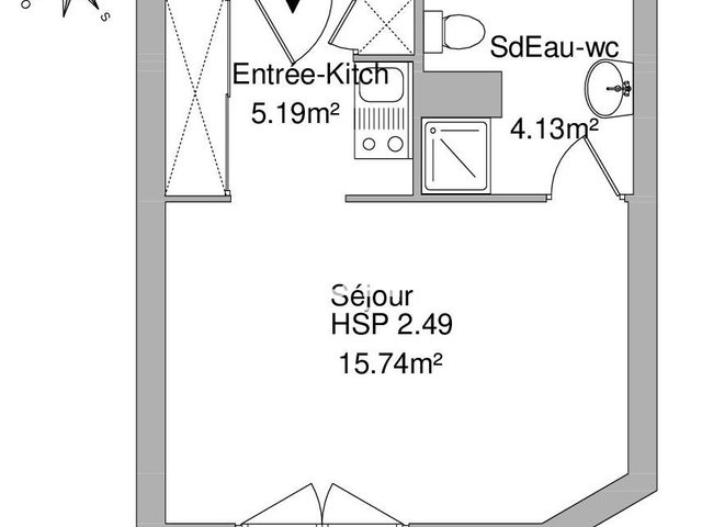 Appartement à louer, 25m², Orléans