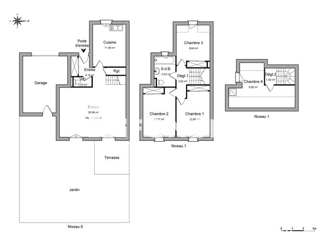 Maison à louer, 100m², Laloubère