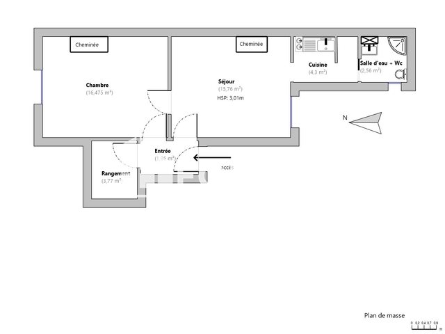 Appartement à louer, 44m², Orléans