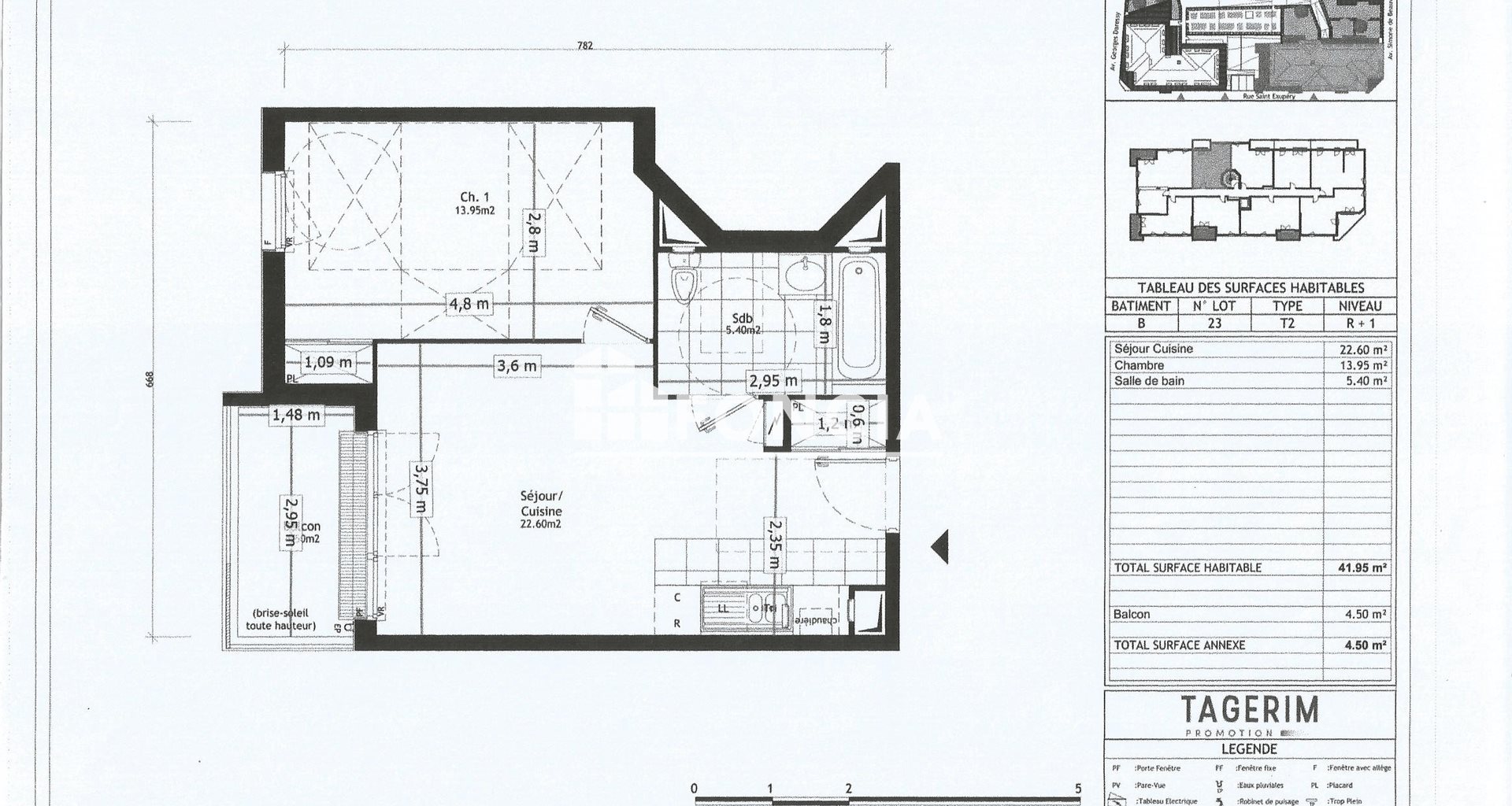 Appartement à louer, 41m², Cormeilles-en-Parisis