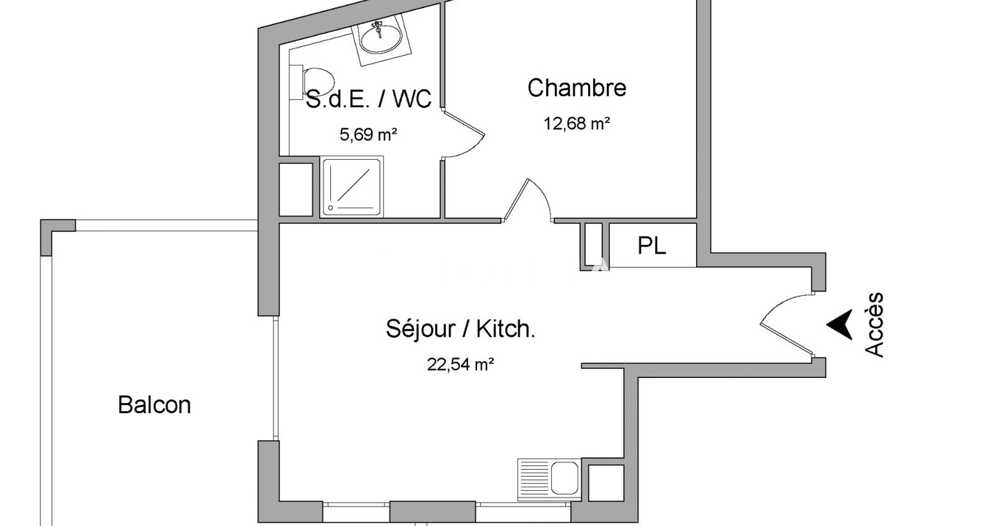 Appartement à louer, 40m², Vénissieux