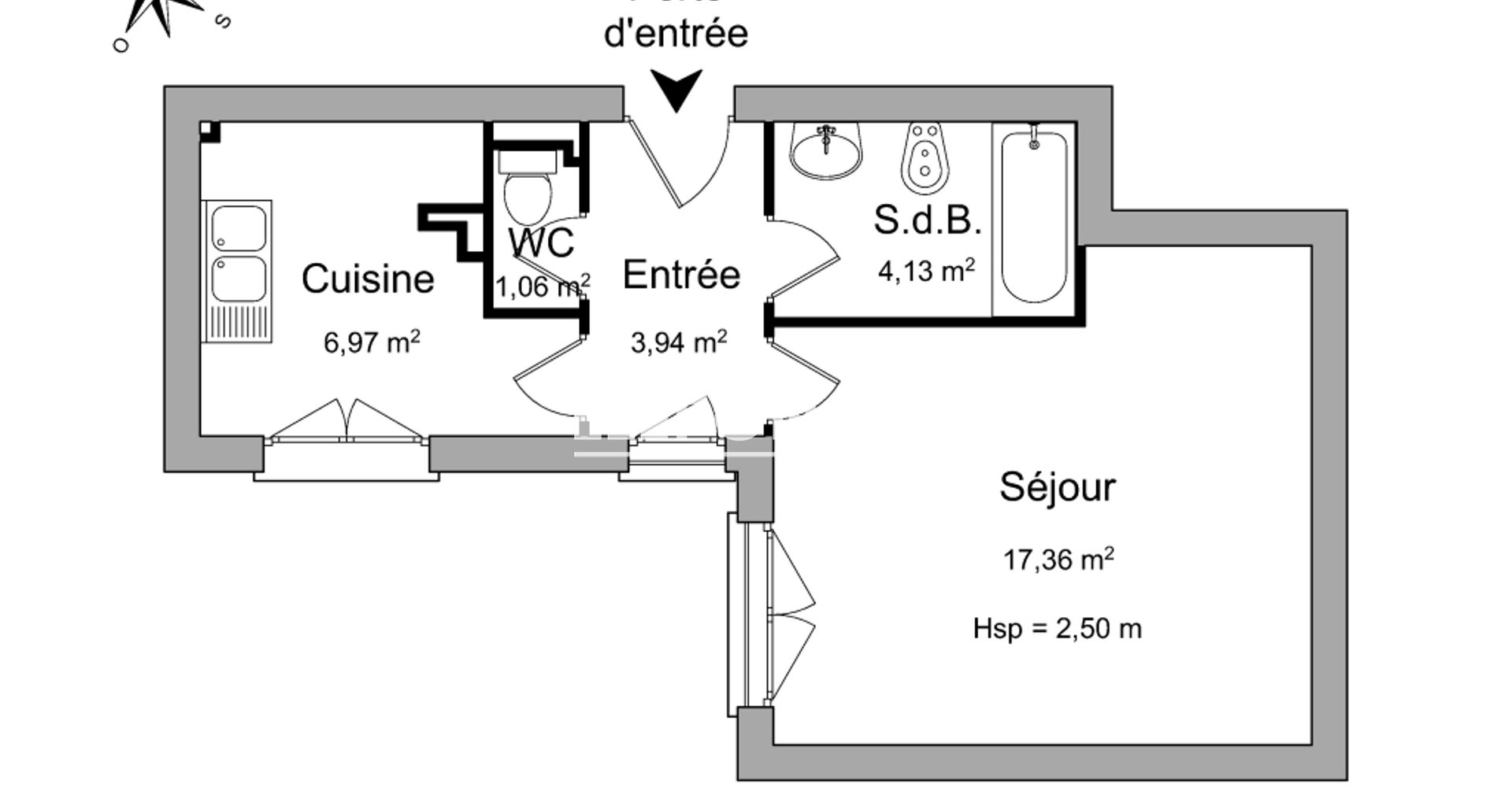 Appartement à louer, 33m², Chatou