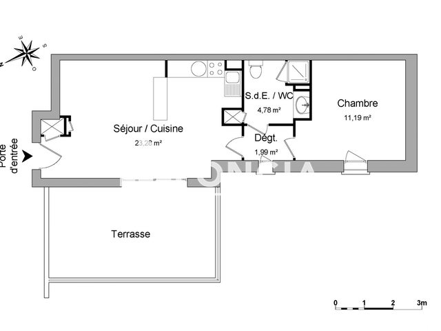 Appartement à louer, 41m², Béziers
