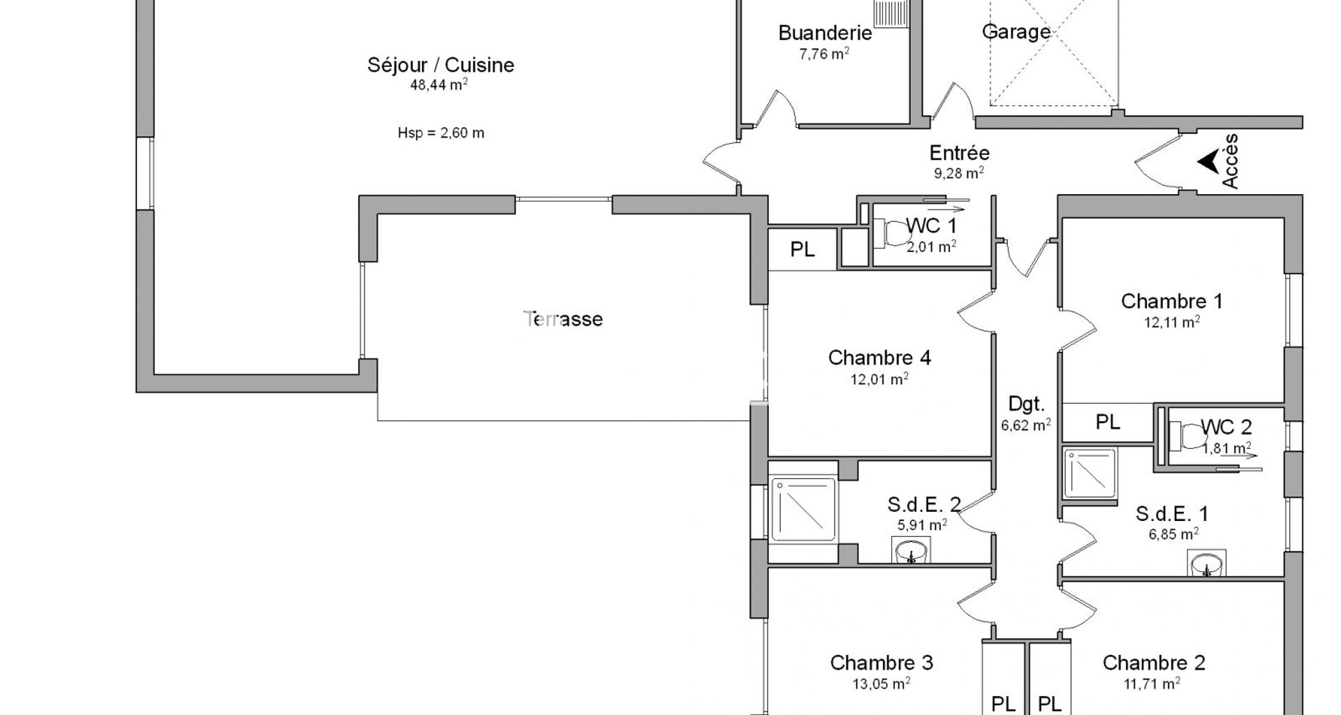 Maison à louer, 137m², Les Angles