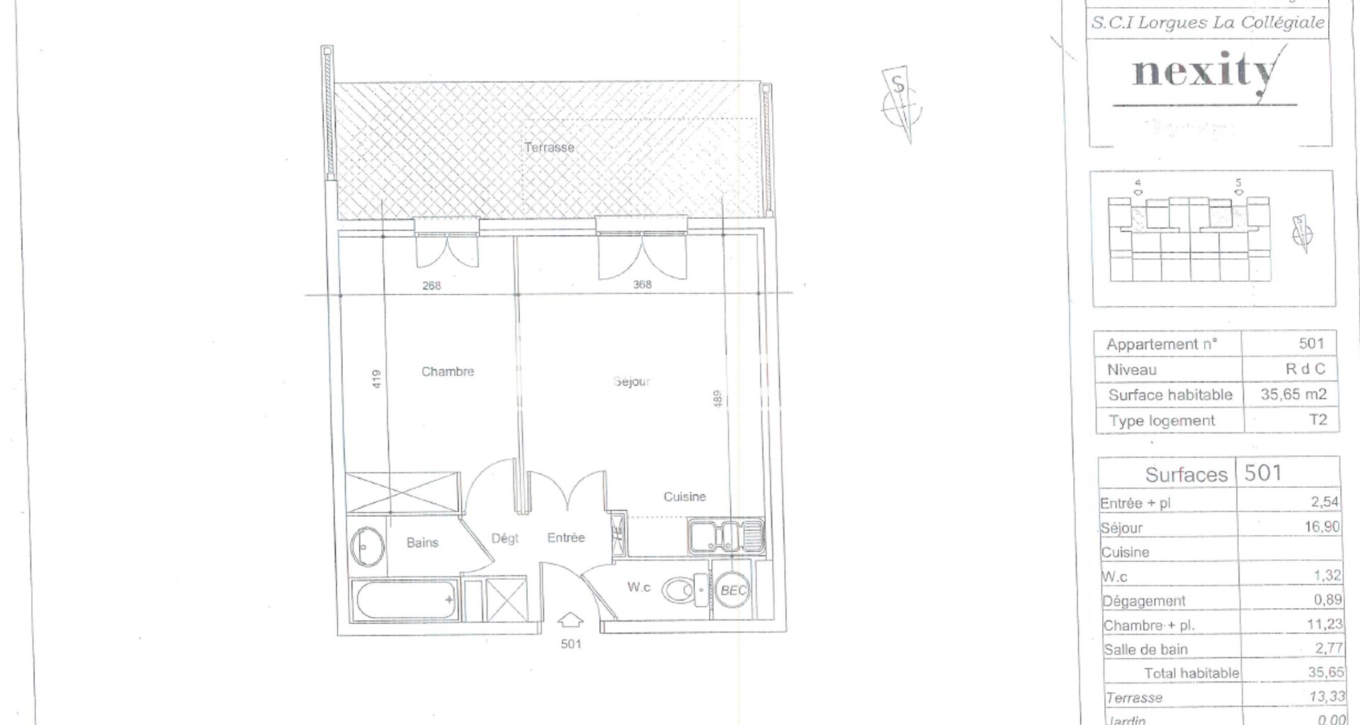 Appartement à louer, 35m², Lorgues