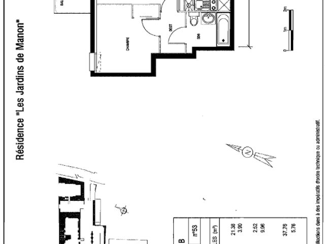 Appartement à louer, 37m², Achicourt
