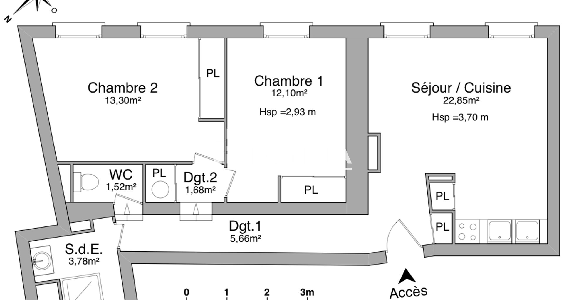Appartement à louer, 60m², Avignon