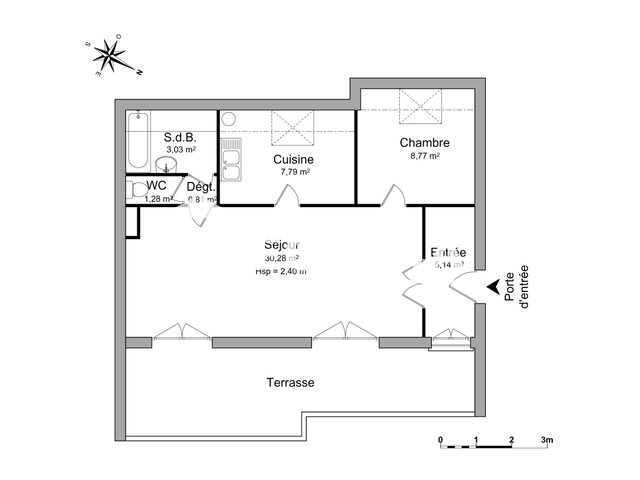 Appartement à louer, 57m², Strasbourg