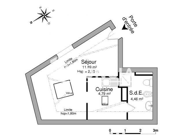 Appartement à louer, 21m², Toulouse
