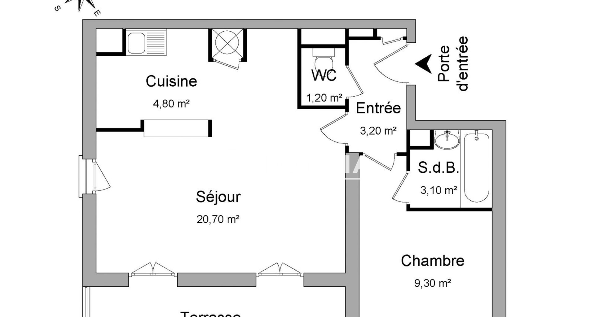 Appartement à louer, 42m², Ezanville