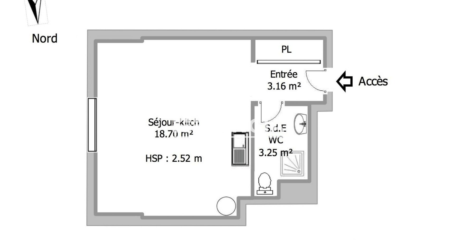 Appartement à louer, 25m², Melun
