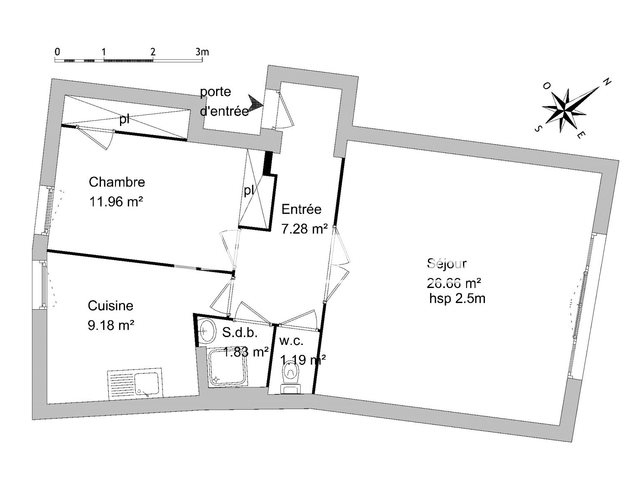 Appartement à louer, 58m², Montpellier