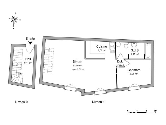 Appartement à louer, 60m², Pézenas