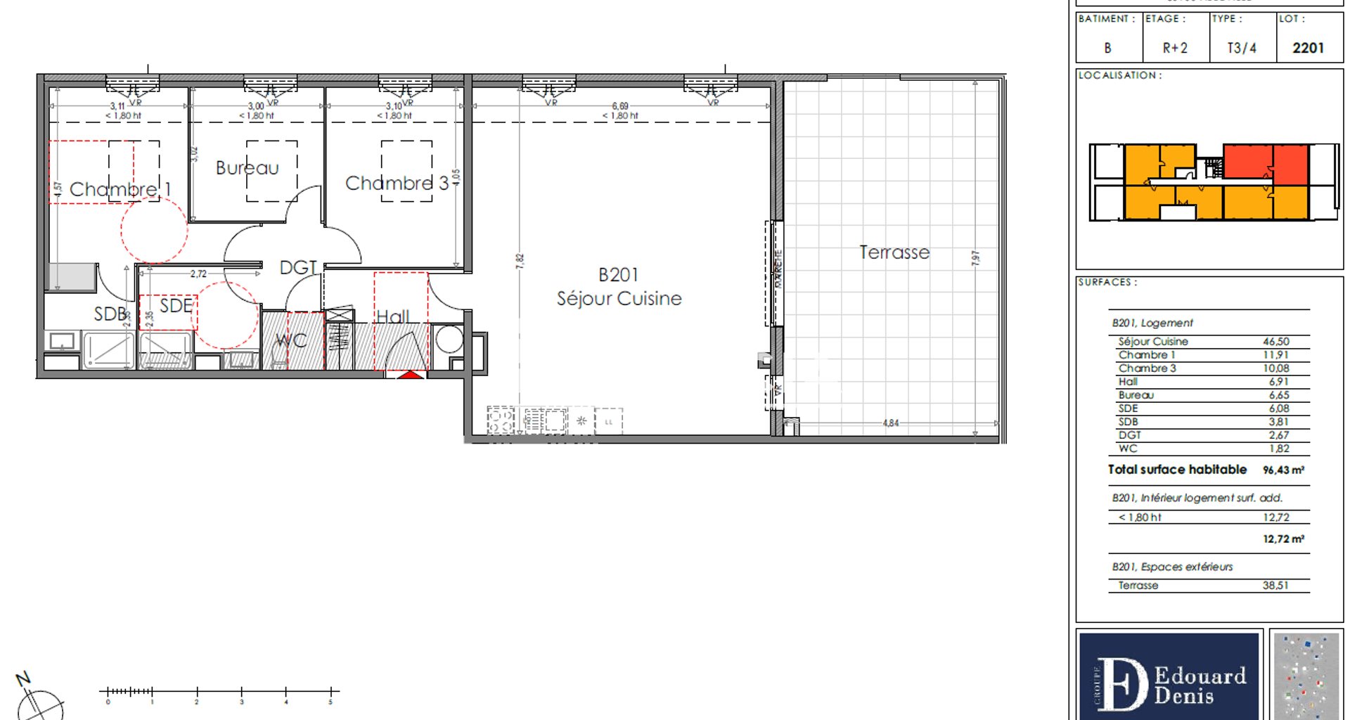 Appartement à louer, 96m², Saint-Rémy-de-Provence