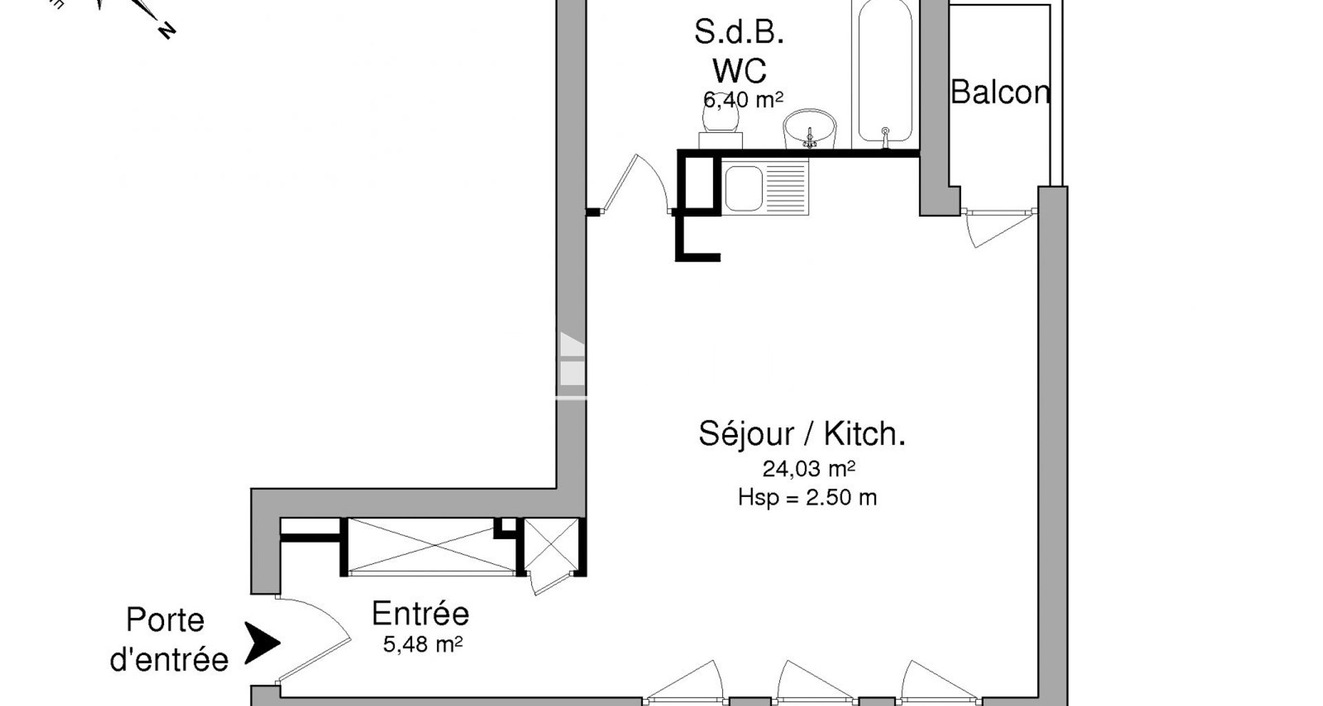 Appartement à louer, 35m², Montévrain