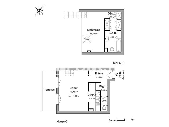 Appartement à louer, 49m², Ferney-Voltaire
