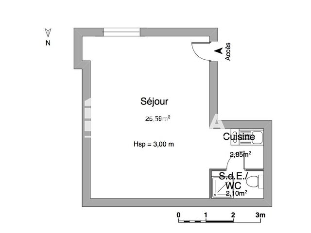 Appartement à louer, 30m², Nantes