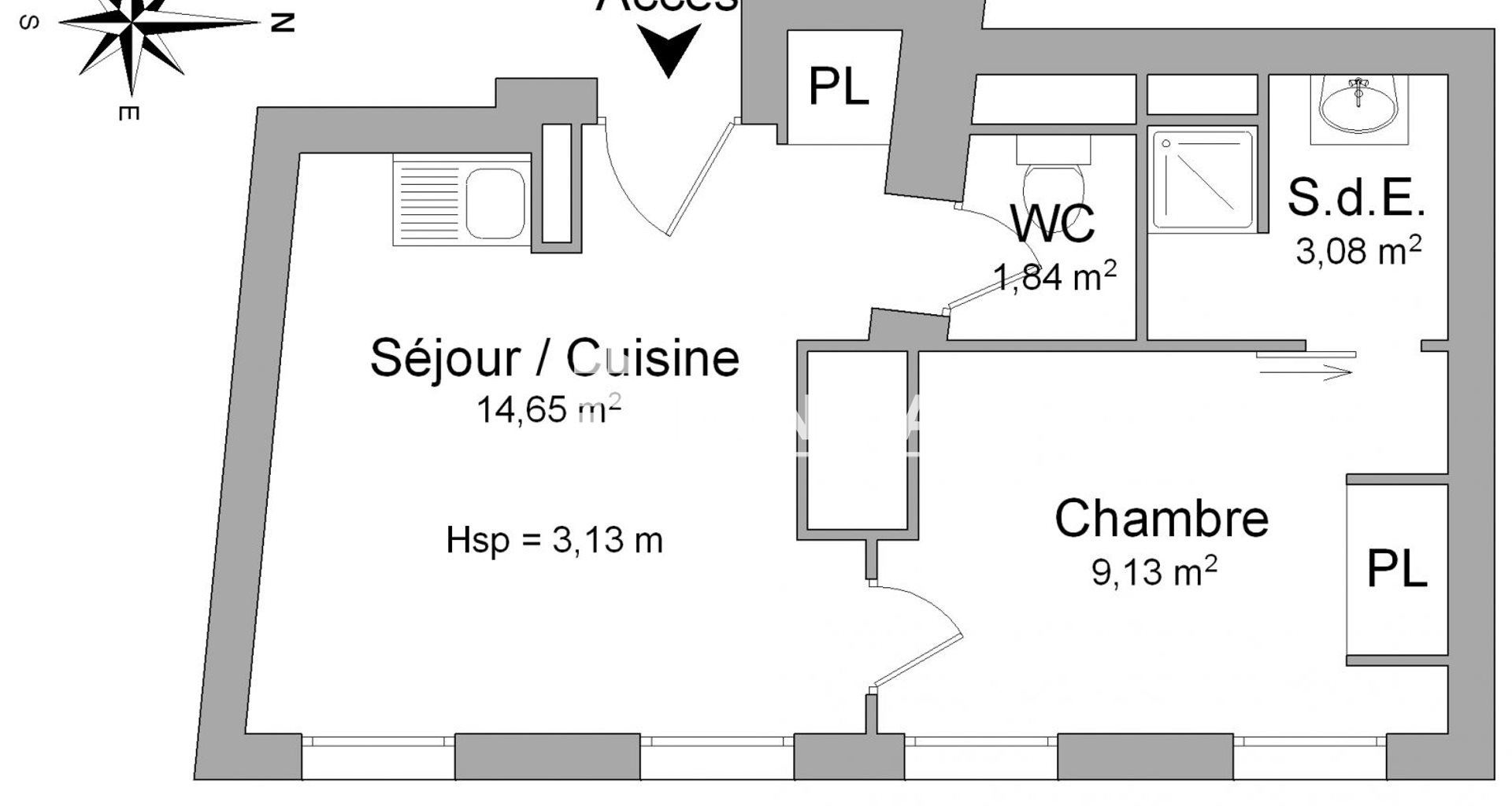 Appartement à louer, 28m², Avignon