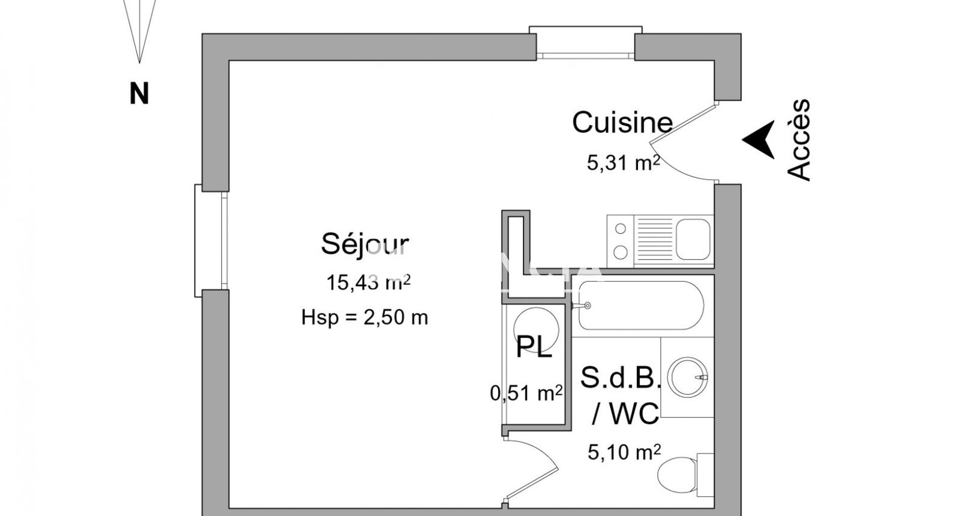 Appartement à louer, 26m², Carpentras