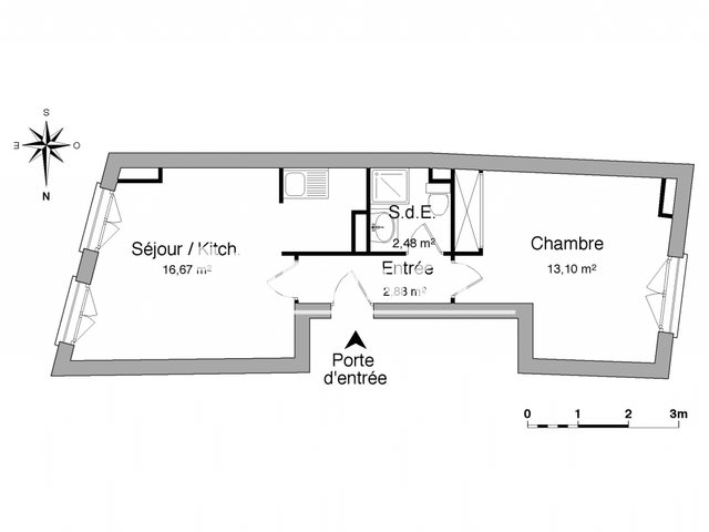 Appartement à louer, 35m², Istres