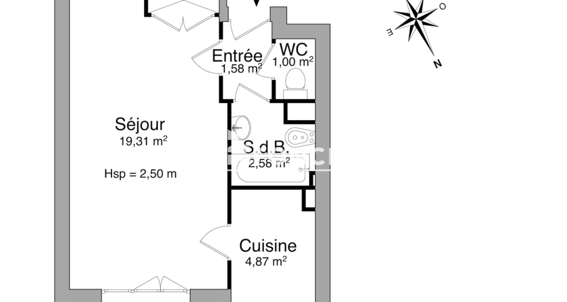 Appartement à louer, 29m², Saint-Maur-des-Fossés