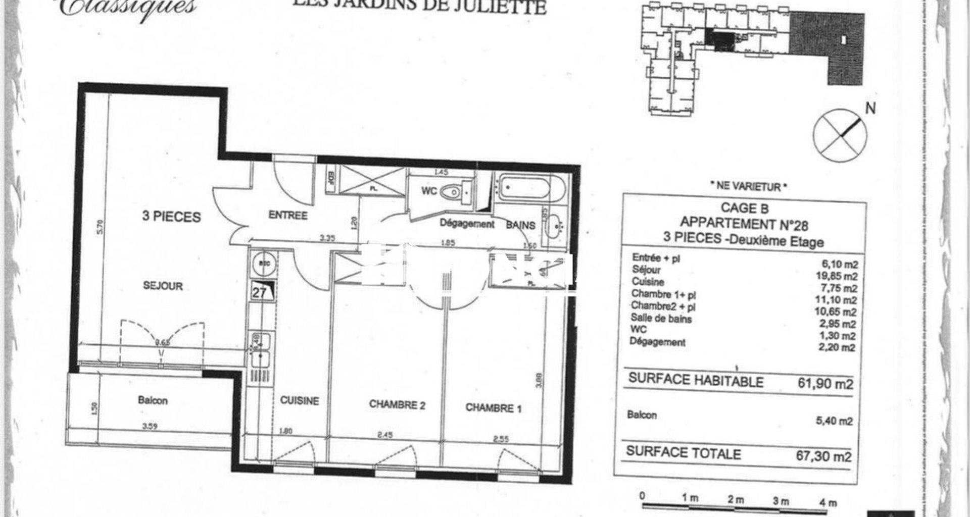 Appartement à louer, 61m², Créteil