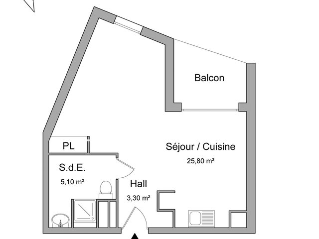 Appartement à louer, 34m², Montpellier