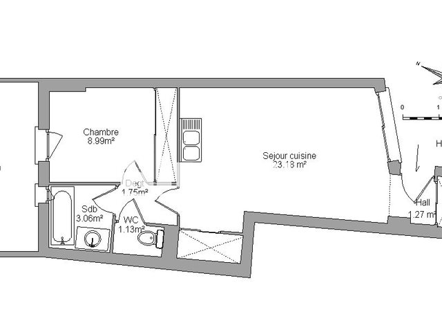 Appartement à louer, 39m², Martigues