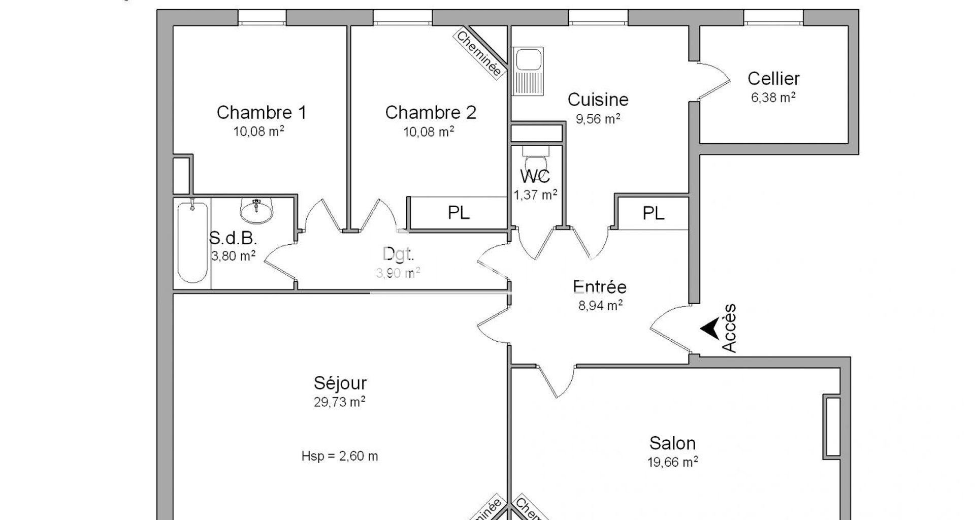 Appartement à louer, 103m², Orléans
