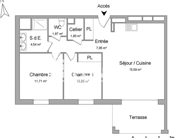 Appartement à louer, 63m², Soorts-Hossegor