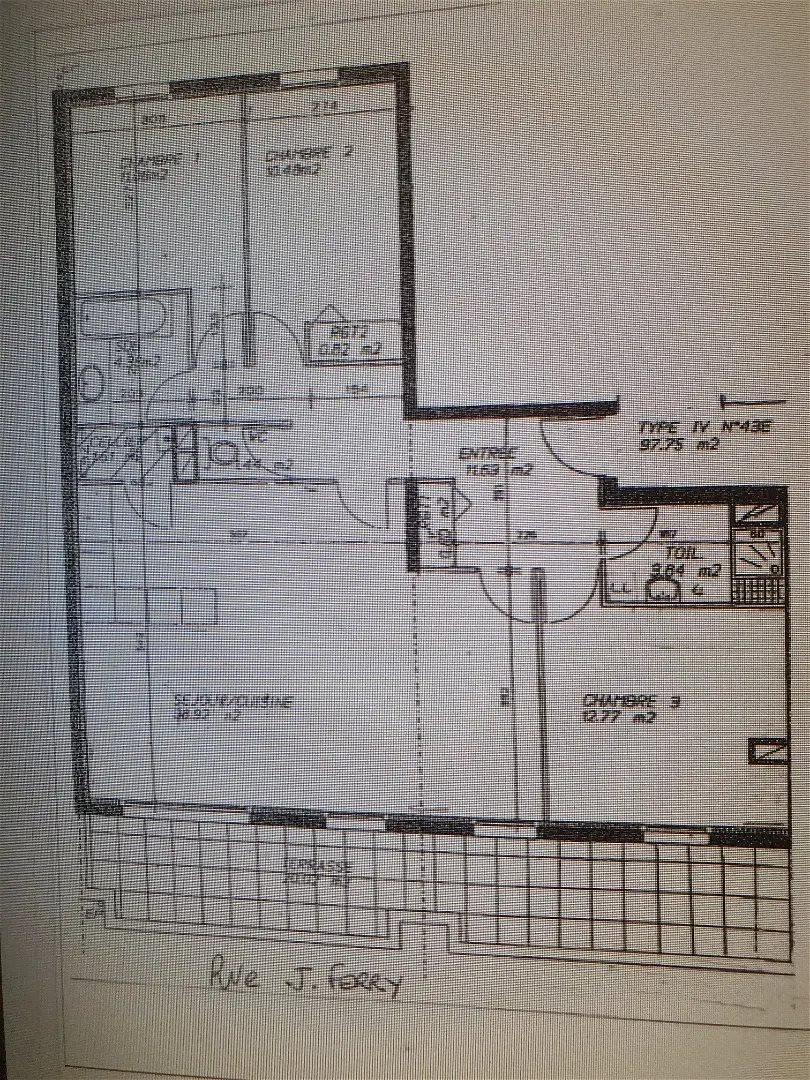 Appartement à louer, 97m², Arras