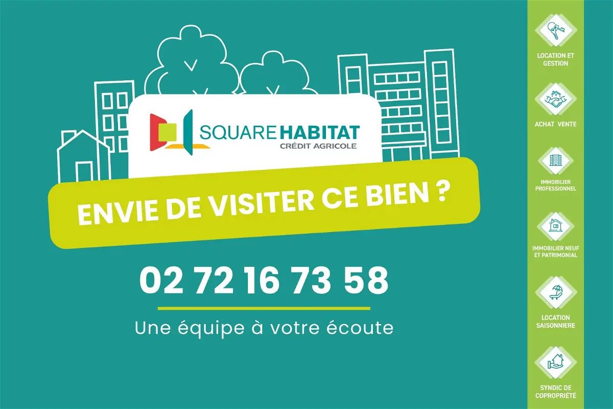 Appartement à louer, 47m², Loudun