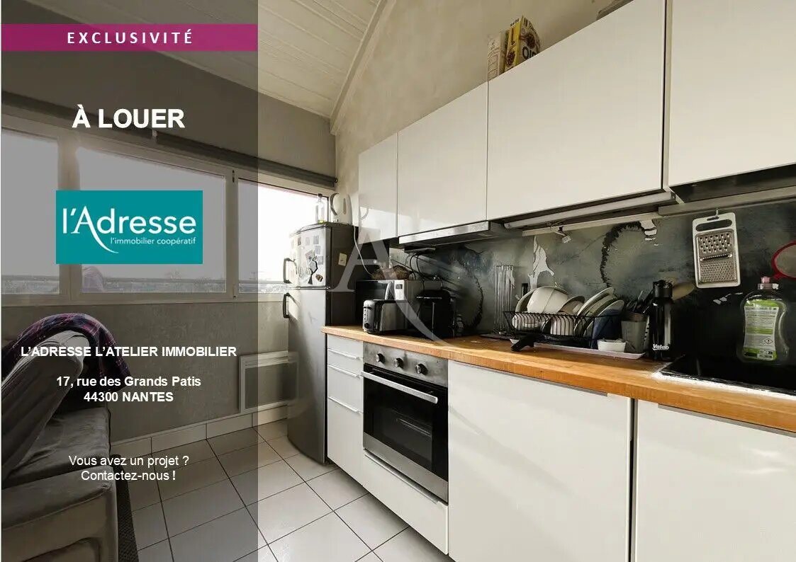 Appartement à louer, 39m², Nantes