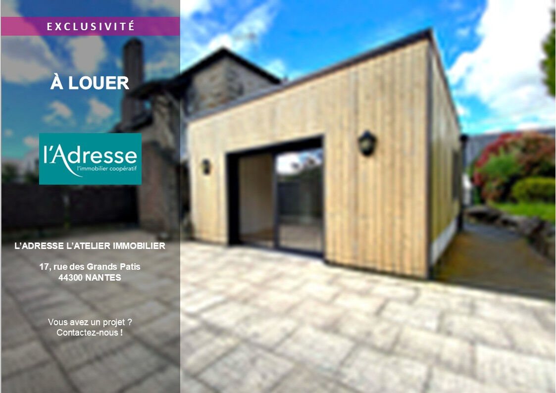 Maison à louer, 88m², Nantes